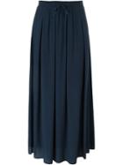 Woolrich Pleated Skirt, Women's, Size: S, Blue, Silk/modal/cotton