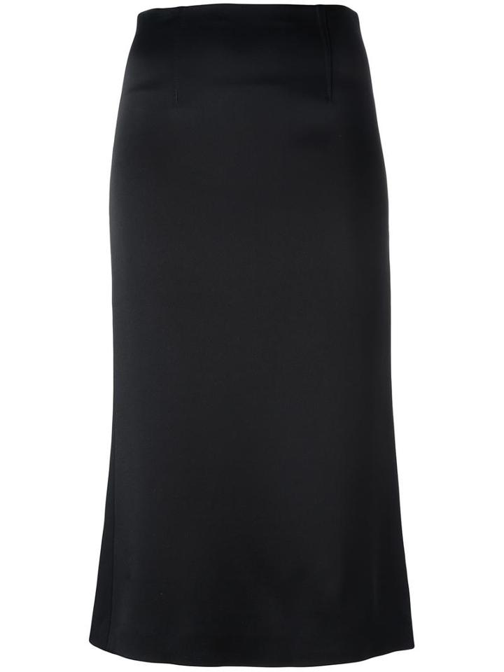 Roland Mouret Salway Skirt, Women's, Size: 6, Black, Acetate/viscose/polyurethane