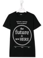 Diesel Kids Teen The Future Print T-shirt - Black