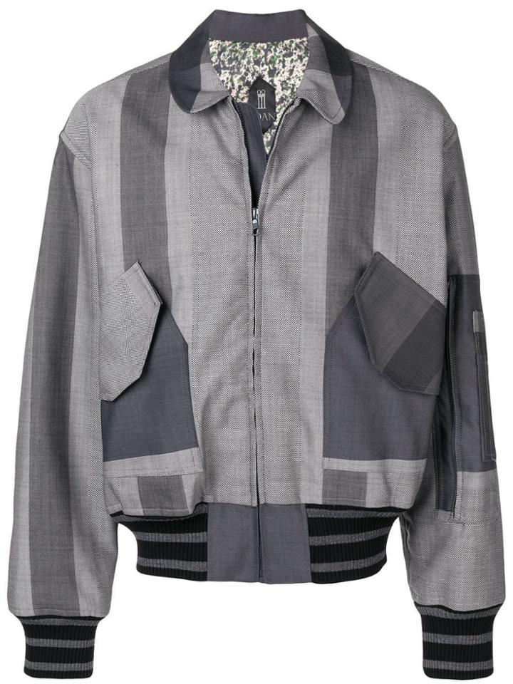 Poan Bombermelk Panel Jacket - Grey