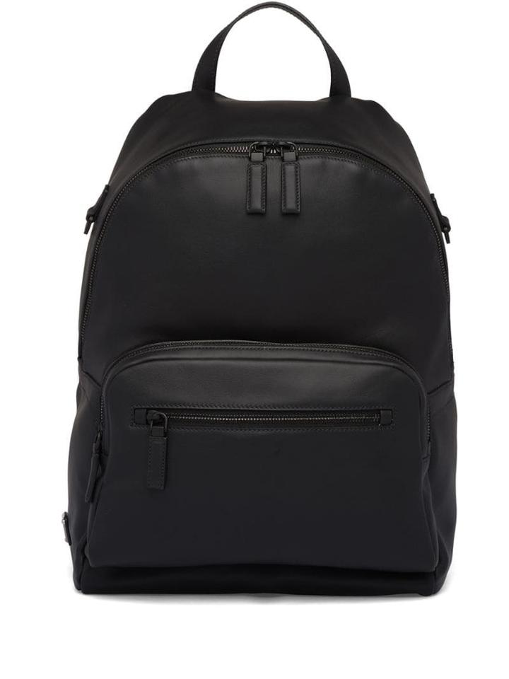 Prada Smooth Calf Leather Backpack - Black