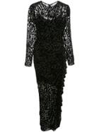 Veronica Beard Animal Pattern Fitted Dress - Black