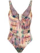 Lygia & Nanny Mirassol Printed Swimsuit - Havana