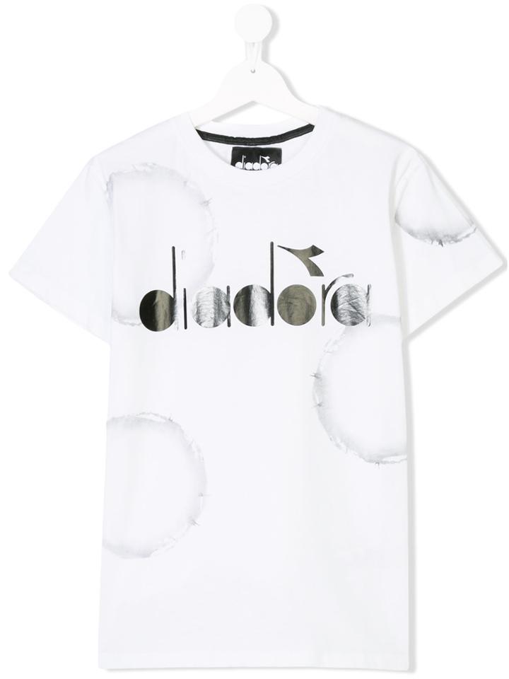Diadora Teen Graphic Logo T-shirt - White