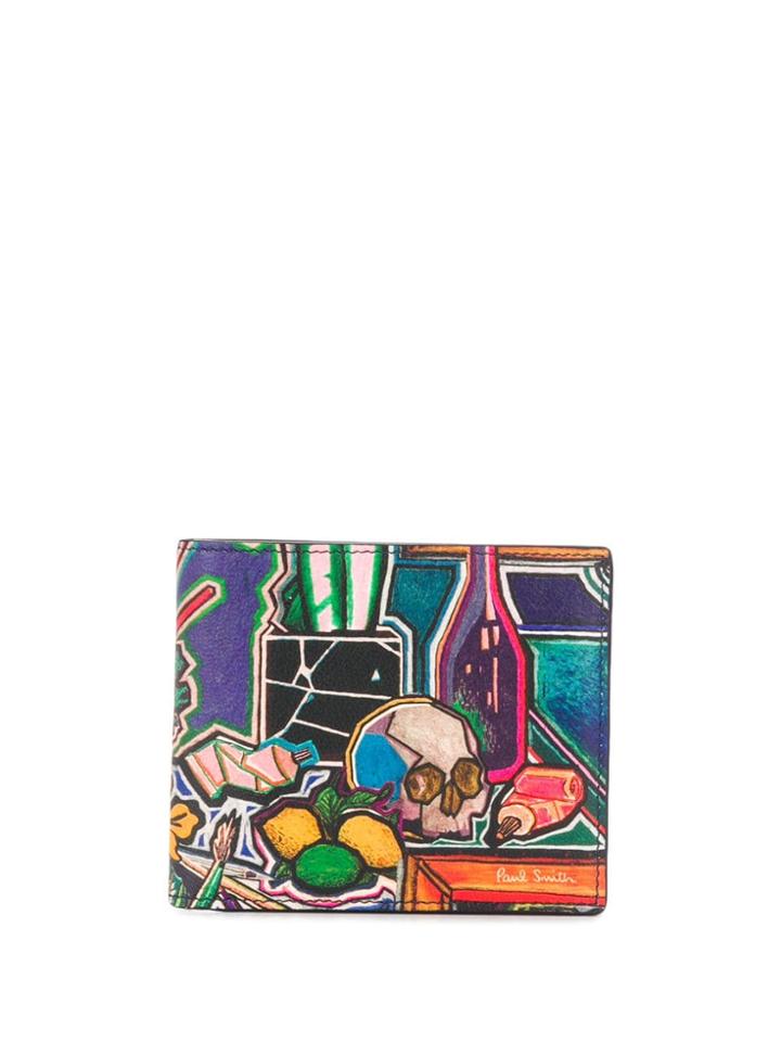 Paul Smith Printed Cardholder - Blue