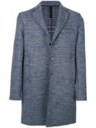 Harris Wharf London Fitted Tailored Coat - Blue