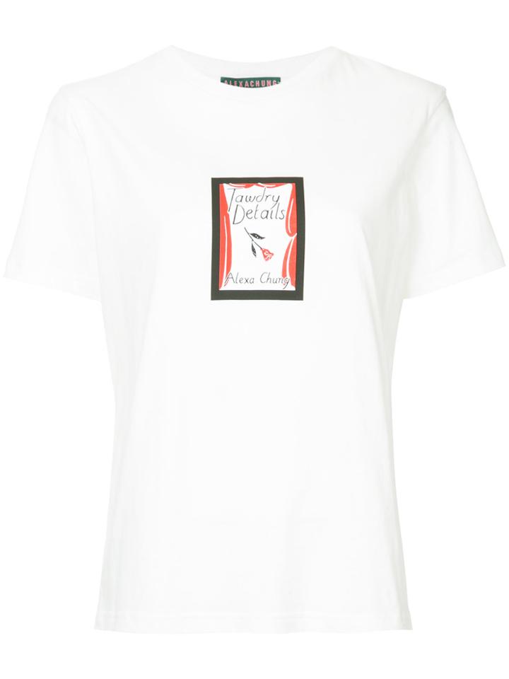 Alexa Chung Tawdry Details T-shirt - White