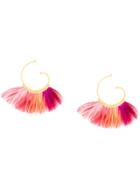 Gas Bijoux Buzios Hoop Earrings - Pink & Purple