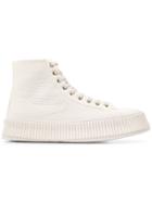 Jil Sander Hi-top Sneakers - White