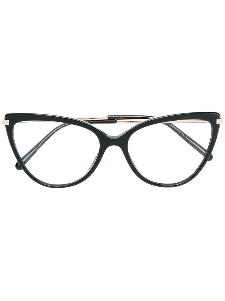 Dolce & Gabbana Eyewear Cat-eyed Frame Glasses - Black