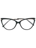 Dolce & Gabbana Eyewear Cat-eyed Frame Glasses - Black