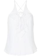 Suboo Take It Slow Frilled Camisole - White