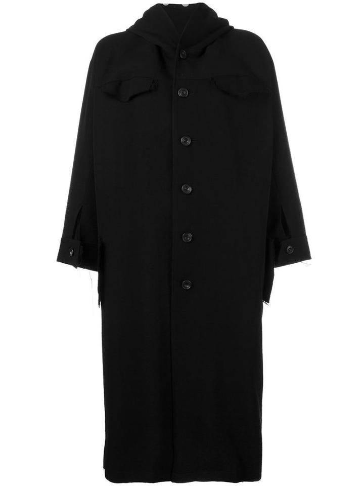 Nocturne #22 Short Wide Sleeve Coat, Women's, Size: Small, Black, Cotton/linen/flax/cupro/wool