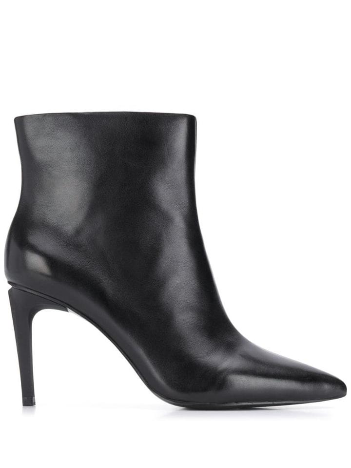 Ash Stiletto Ankle Boots - Black