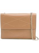 Lanvin 'sugar' Shoulder Bag, Women's, Nude/neutrals, Lamb Skin/polyester/cotton