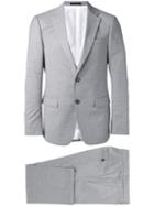 Z Zegna Two-piece Formal Suit, Men's, Size: 48, Grey, Wool/cupro