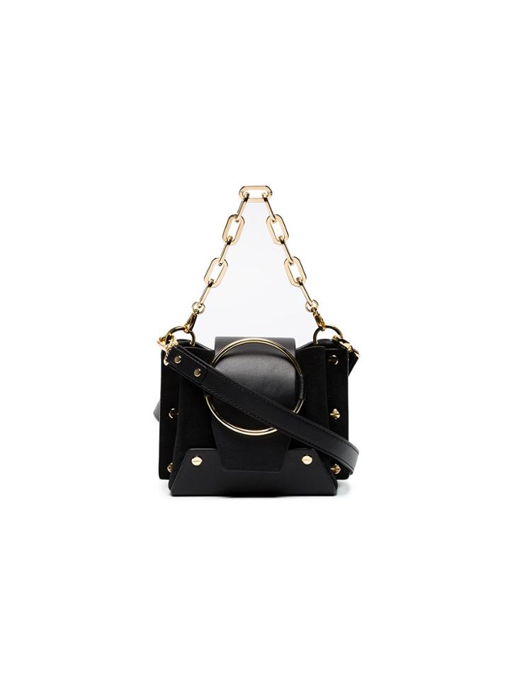 Yuzefi Mini Black Delila Bucket Bag