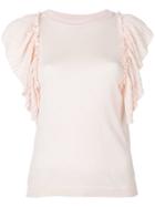 Philosophy Di Lorenzo Serafini Ruffle Detail Knit Top - Pink