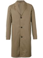 Stutterheim - Classic Midi Coat - Men - Cotton/polyurethane - S, Brown, Cotton/polyurethane