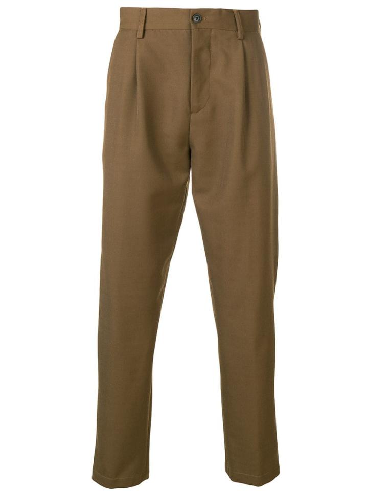 Closed Slim Fit Trousers - Brown