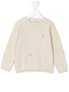 Knot - Embroidered Sweater - Kids - Cotton - 6 Yrs, Nude/neutrals