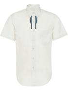 Prada Printed Poplin Shirt - White