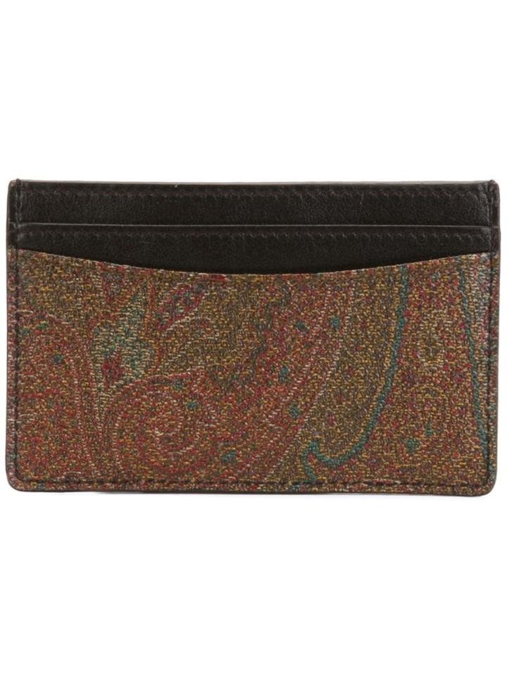 Etro Paisley Pattern Cardholder
