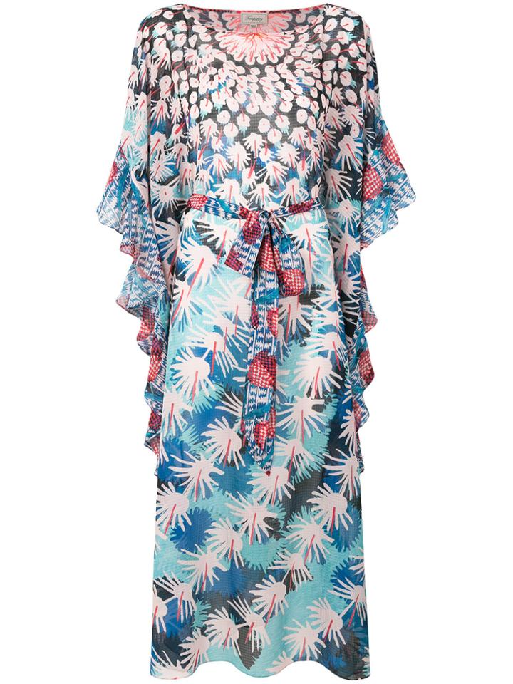 Temperley London Cote Cacti Kaftan Dress - Multicolour