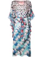 Temperley London Cote Cacti Kaftan Dress - Multicolour
