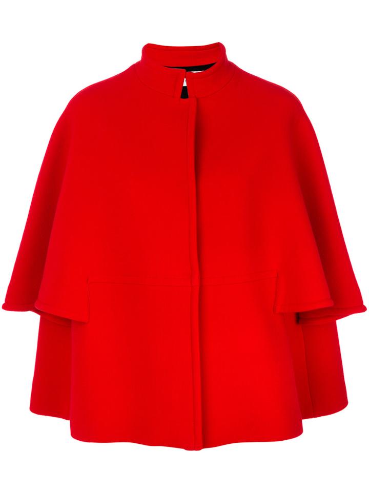 Gianluca Capannolo Cropped Sleeves Flared Jacket