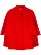 Gianluca Capannolo Cropped Sleeves Flared Jacket