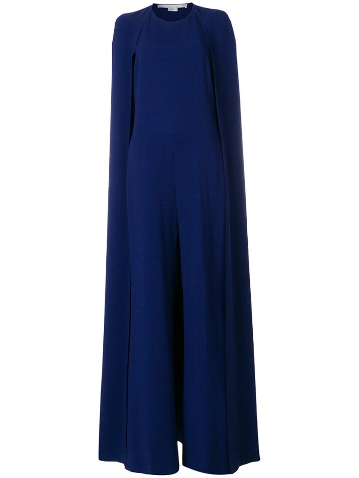 Stella Mccartney Long Cape Jumpsuit - Blue