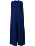 Stella Mccartney Long Cape Jumpsuit - Blue