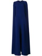 Stella Mccartney Long Cape Jumpsuit - Blue