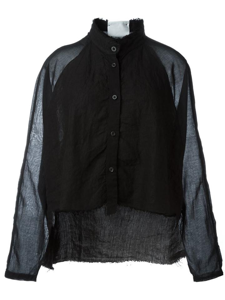 Lost And Found Frayed Edge Shirt