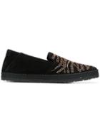 Roberto Cavalli Microstud Espadrilles - Black