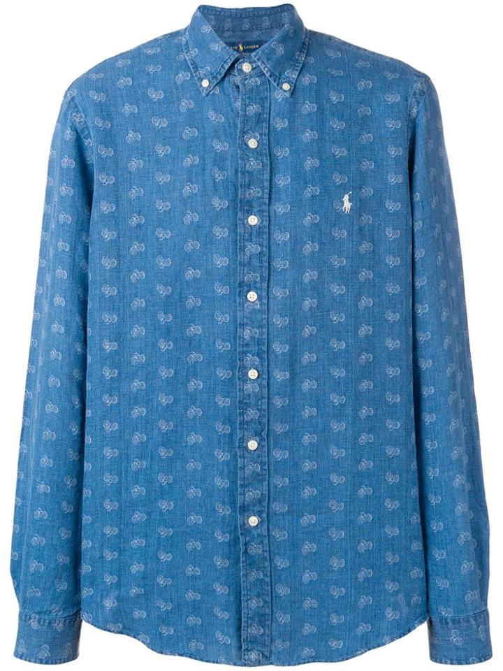 Polo Ralph Lauren Bicycle Print Shirt - Blue
