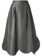 Société Anonyme Circles Skirt, Women's, Size: 44, Grey, Cotton/linen/flax