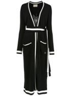 Andrea Bogosian Long Knitted Coat - Black
