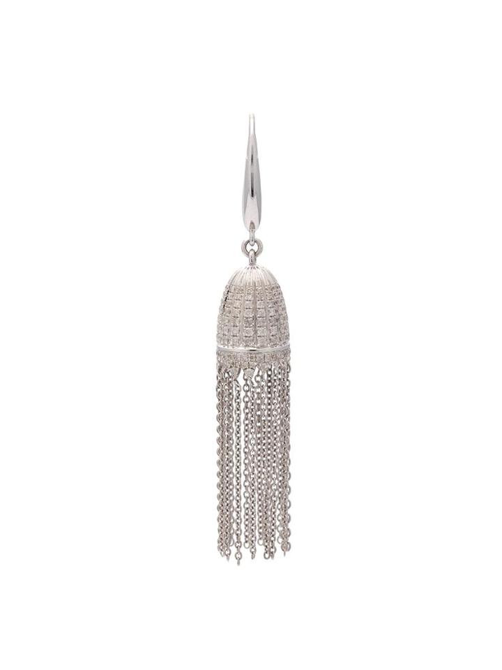 Yvonne Léon Pompom Chandelier Earring - Metallic
