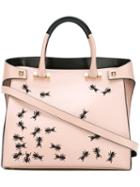 Giancarlo Petriglia Ant Detail Tote, Women's, Pink/purple