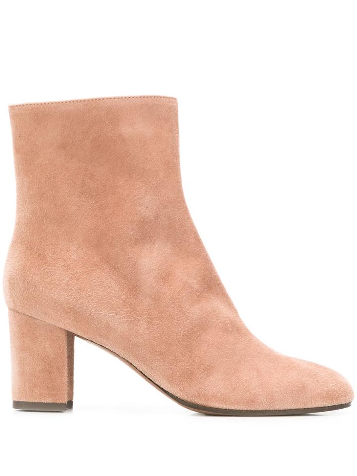 L'autre Chose Round Toe Ankle Boots - Brown