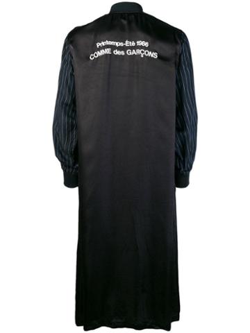 Comme Des Garçons Pre-owned Robe Show Coat - Black