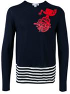 Patterned Knitted Sweater - Men - Wool - Xl, Black, Wool, Comme Des Garçons Shirt