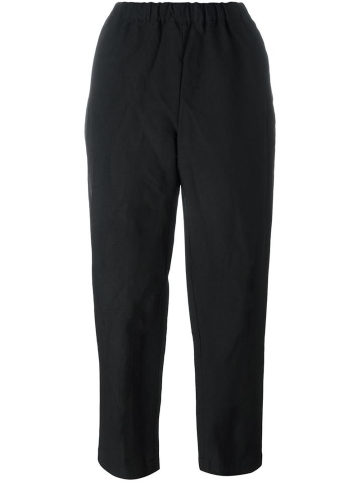 Comme Des Garçons Elastic Waistband Straight Trousers