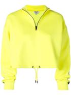 Kenzo Cropped Logo Strip Fleece - Yellow