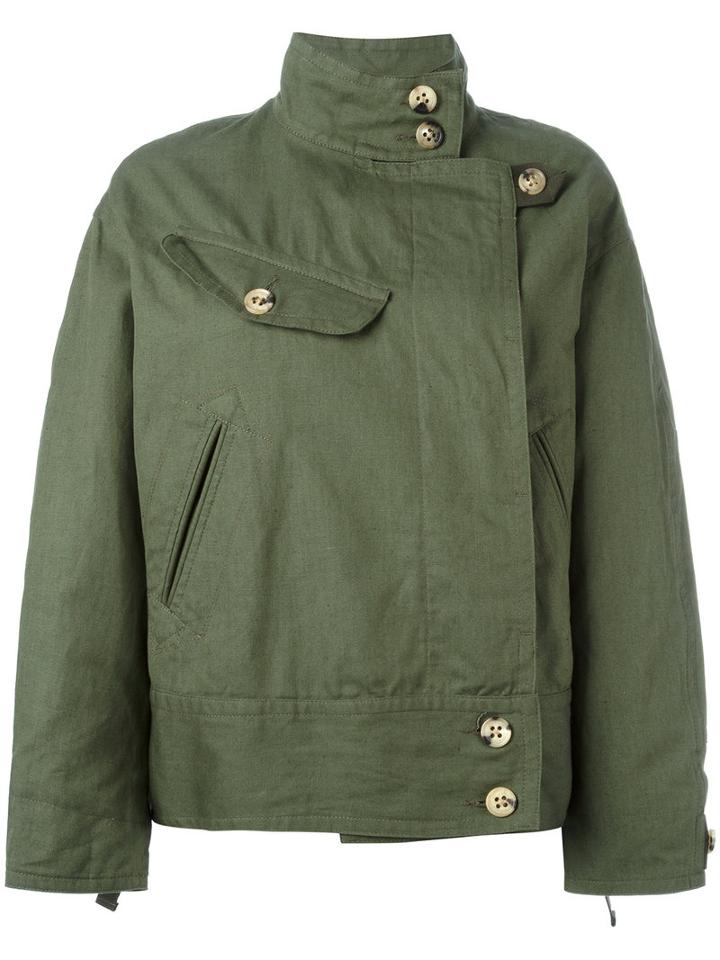 Isabel Marant Étoile Ira Jacket, Women's, Size: 38, Green, Cotton