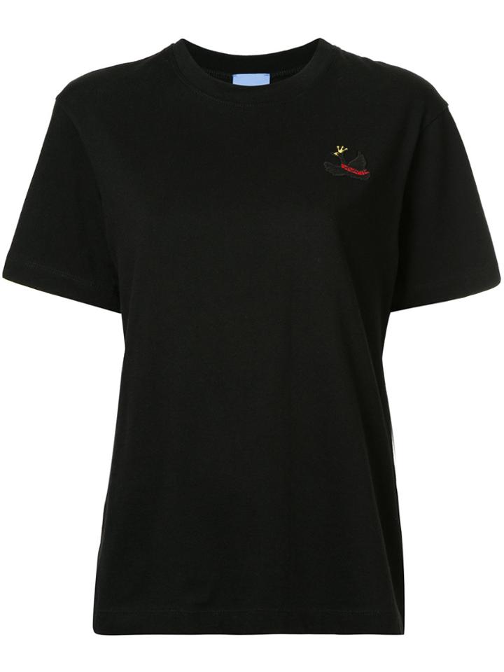 Macgraw Swan Patch T-shirt - Black