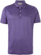 Canali Classic Polo Shirt, Men's, Size: 54, Pink/purple, Cotton