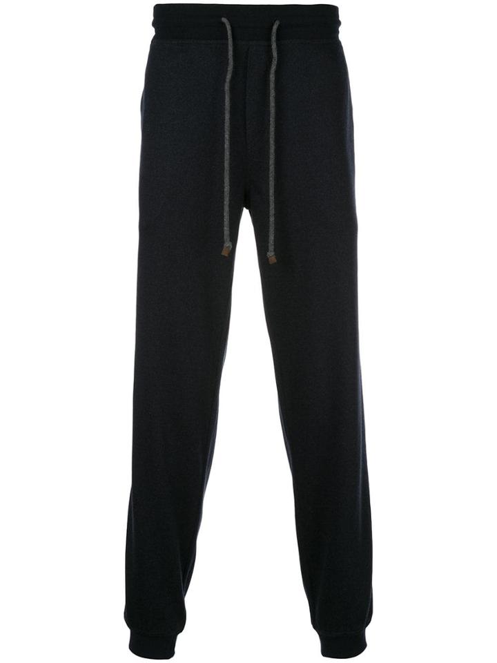 Brunello Cucinelli Tapered-leg Track Pants - Blue